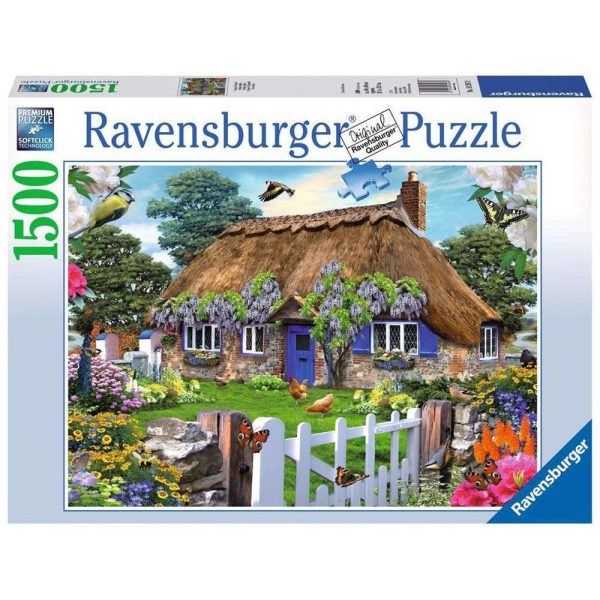 1500pc Howard Robinson Cottage Puzzle Hot on Sale