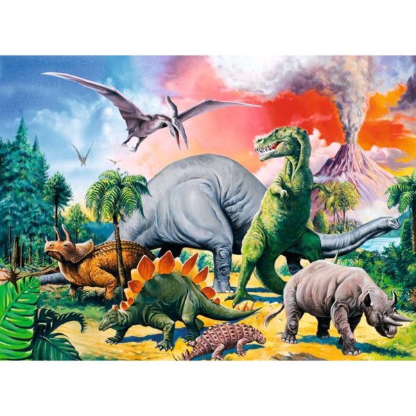 100pc Among the Dinosaurs Puzzle Sale