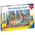 2x24pc Mermaid Tea Party Puzzle Discount