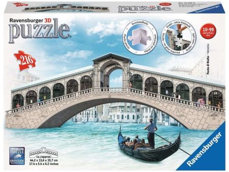 216pc Venices Rialto Bridge 3D Puzzle Cheap