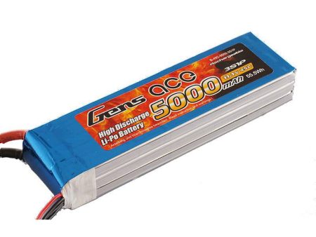 Gens Ace 5000mAh 45C 11.1V Soft Case Battery Deans Plug For Cheap