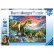 100pc Time of the Dinosaurs Puzzle Supply